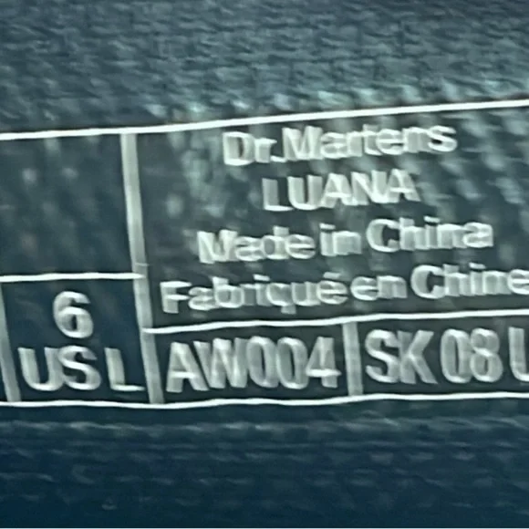 Dr. Martens Women's Luana AW004 Lace Up Boots Off White size 6 - Picture 16 of 17